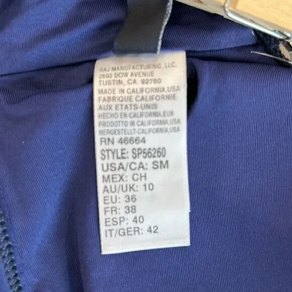 NWOT Splendid Navy Bralette Bikini Top Small - Picture 7 of 8